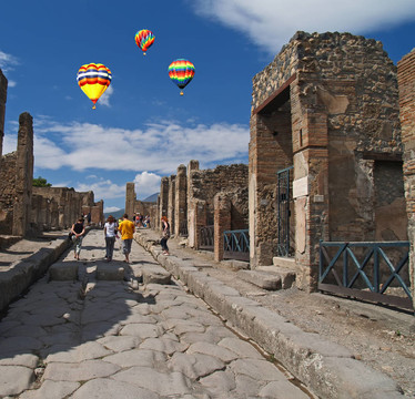 Pompei；從弗卡諾火山遺址；Naples