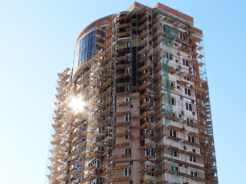 建筑摩天樓城市場景