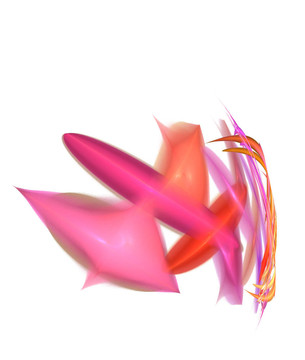 白色數(shù)字分形