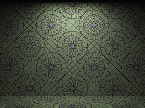 發(fā)光瓷磚墻