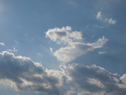藍色的天空