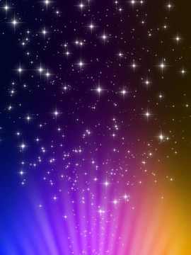 背景中的恒星
