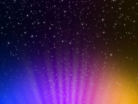 背景中的恒星