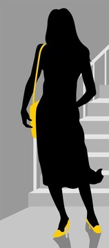 行走的女士