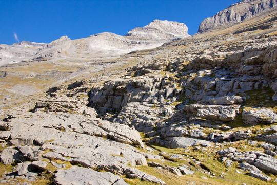 Monte Perdido地塊- Ordesa公園。