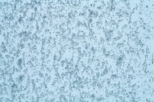 窗上的雪