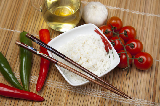 白碗里的Rice