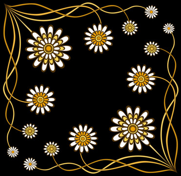 一些花