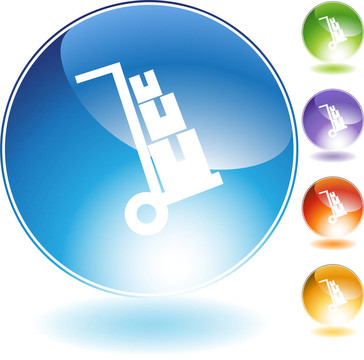倉(cāng)庫(kù)Dolly Cart Icon