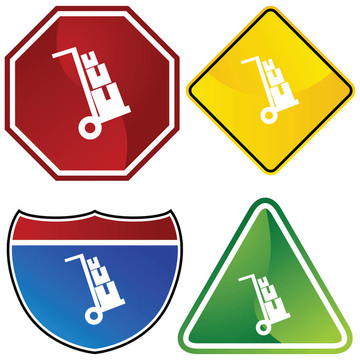 倉庫Dolly Cart Icon