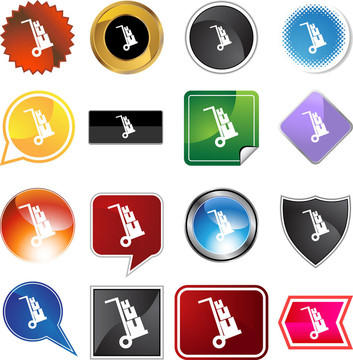 倉庫Dolly Cart Icon