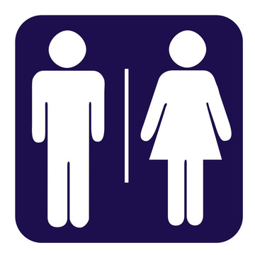 男女廁所按鈕