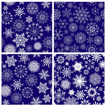 無縫的雪花背景