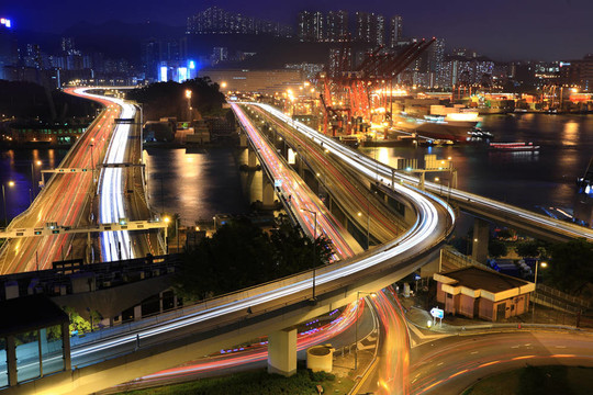 香港的中國貨運(yùn)和公路