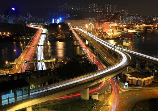 香港的中国货运和公路