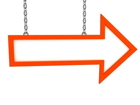 白色空白的路標(biāo)