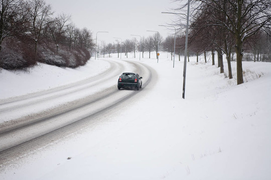 雪地汽車