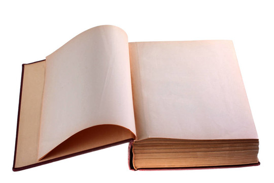 打開古老的書