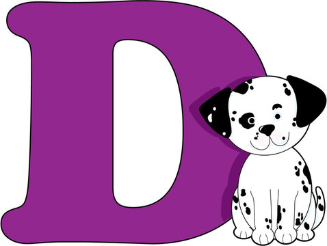 字母D與狗