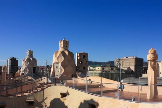 Casa Mila的陽臺(tái)