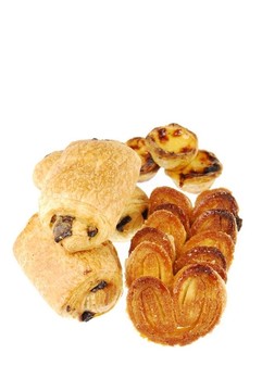 美味可口的白色烤品