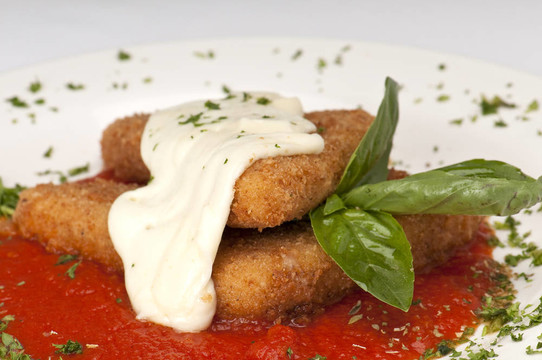 Fried Mozzarella熔化