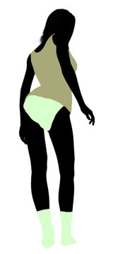 女人內(nèi)衣的輪廓