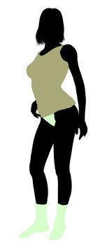 女人內(nèi)衣的輪廓
