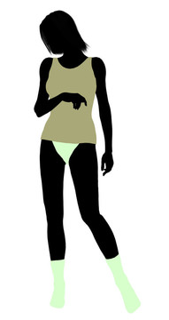 女人內(nèi)衣的輪廓