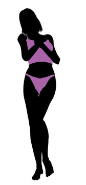 女人內(nèi)衣的輪廓