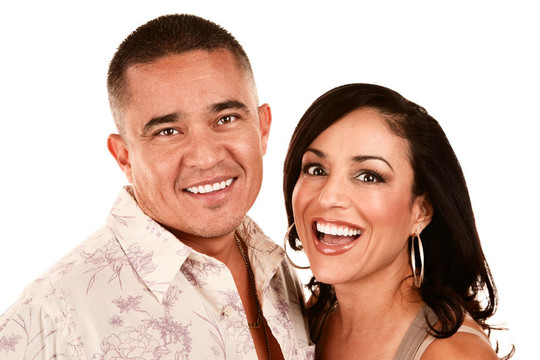 迷人的Hispanic Couple