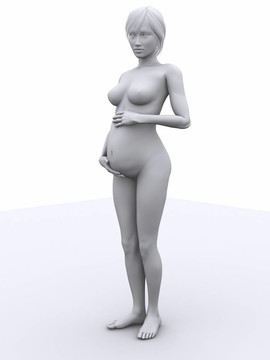 懷孕的女人