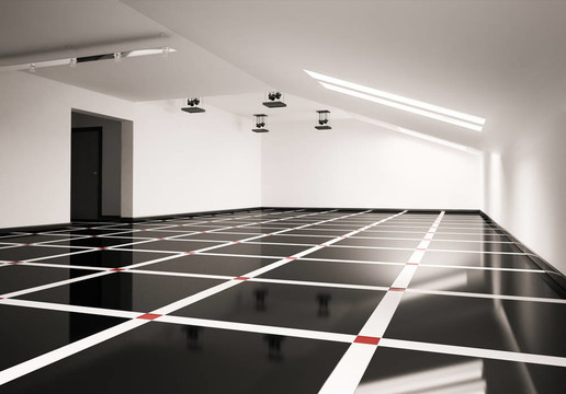 空蕩蕩的公寓室內(nèi)3D