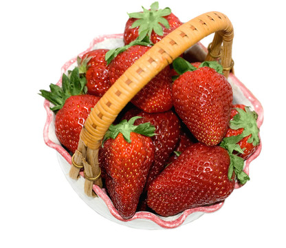 草莓在籃子里