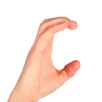 手代表字母C