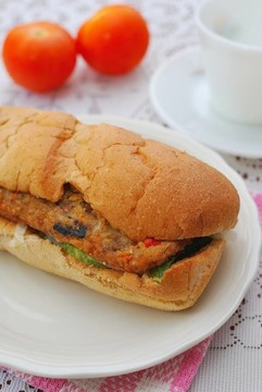 健康素食三明治