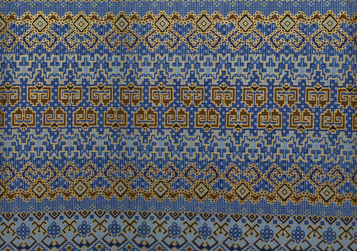 馬來西亞紋理的songket