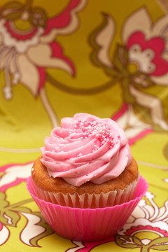 草莓冰Vanilla cupcake