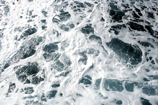肥皂水的波浪