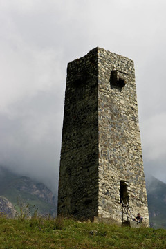 Ossetia古代建筑；高加索