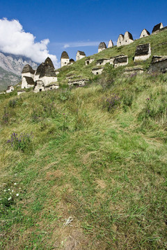 Ossetia古代建筑；高加索