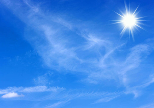 天空和太陽