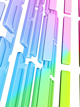 具有光照效果的3D立方體