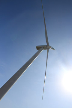 風力發(fā)電機特寫