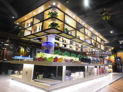 自助餐吧臺(tái)