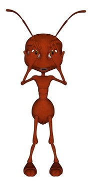 三維渲染的螞蟻