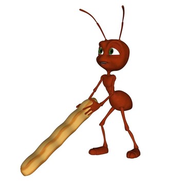 三維渲染的螞蟻