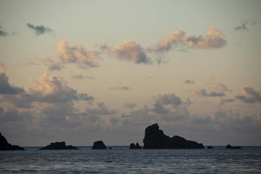 在降靈島的日落