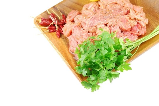 自制豬肉餐及配料