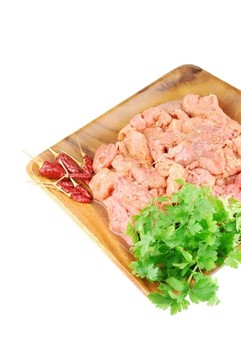自制豬肉餐及配料